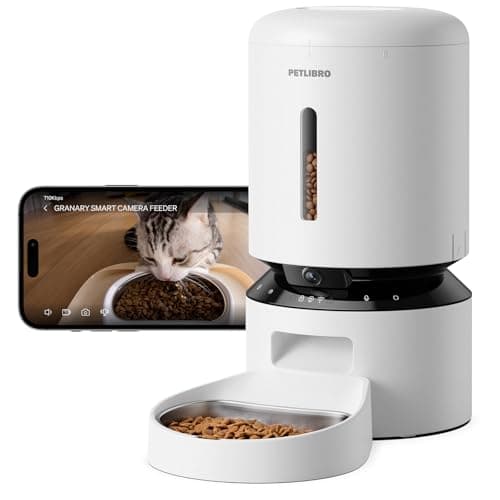 PETLIBRO Automatic Cat Feeder with Camera, 1080P HD & Night Vision, 5GHz WiFi